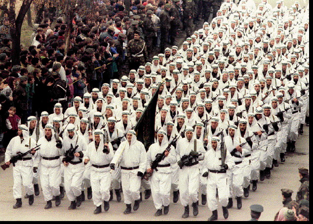 BOSNIA AND HERZEGOVINA SHOWING THEIR MILITARY POWER DURING WAR