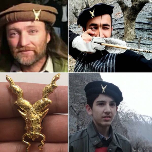 3D MARKHOR COPPER LAPEL PIN IN PAKISTAN