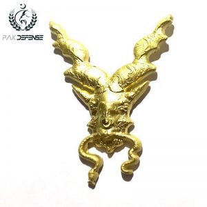 3D Markhor Gold Lapel Pin