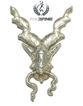 Markhor Silver 3D Lapel Pin Northern Command