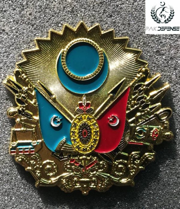 PAKISTAN Ghazwa E Hind Rise of the Crescent Coat of Arms Lape Pin 3D