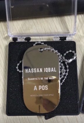 PAK SSG 3D Raised Customized Military Dog Tag