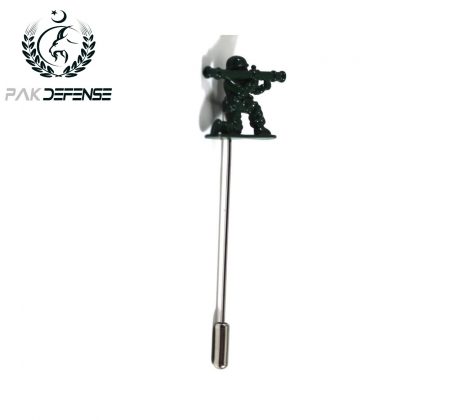 RPG Soldier 3D Lapel Pin PAK