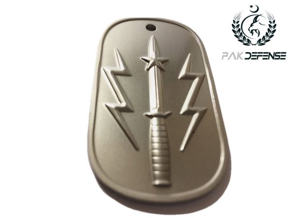 SSG 3D Raised Yalghar Miltary Dog Tag Matt Silver PAKDEFENSE