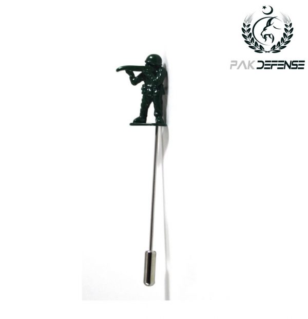 Soldier Green 3D Lapel Pin PAKDEFENSE