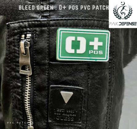 Bleed Gleen O+ POS PVC Patch
