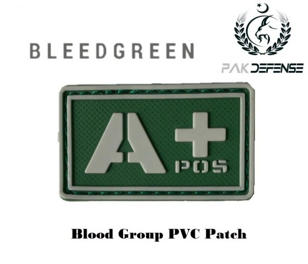 Bleed Green A+ POS PVC Patch