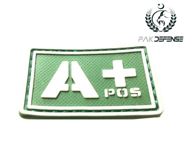 Bleed Green A+ POS PVC Patch in PAKISTAN