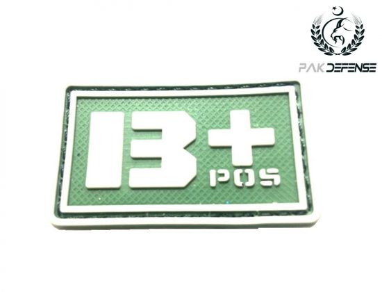 Bleed Green B + POS PVC Patch