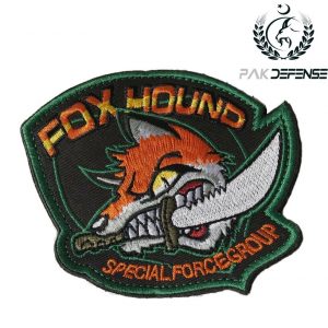 Fox Hound 2D Embroidery Patch