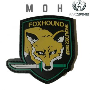 Fox Hound PVC Patch Yellow