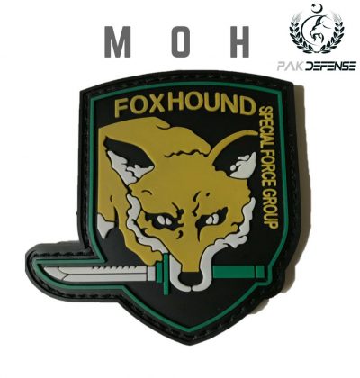 Fox Hound PVC Patch Yellow