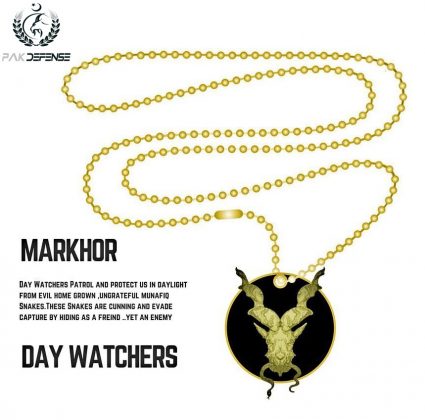 Markhor Daywatchers Golden Locket Combo