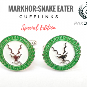 Markhor Snake Eater Special Edition White Cufflinks