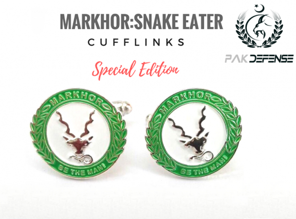 Markhor Snake Eater Special Edition White Cufflinks