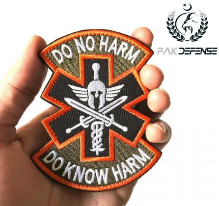 PAKISTAN Do No Harm Do Know Harm Embroidery Patch