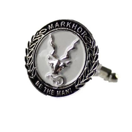 PAKISTAN Markhor Snake Eater Grey Cufflinks