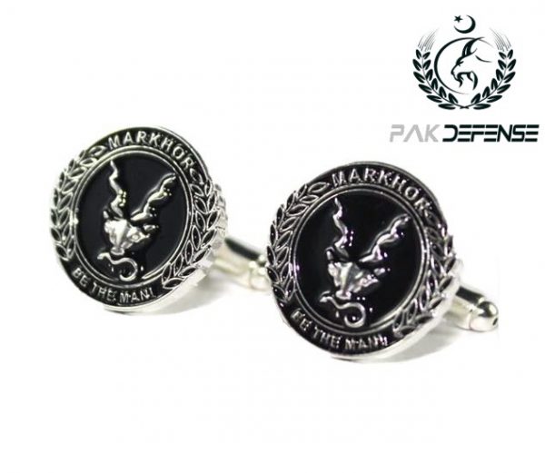 PAKISTAN Markhor Snaker Eater Black Cufflinks