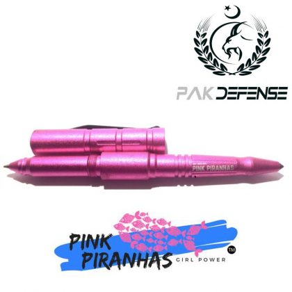 Zoe Pink Piranhas Aluminum Tactical Pen