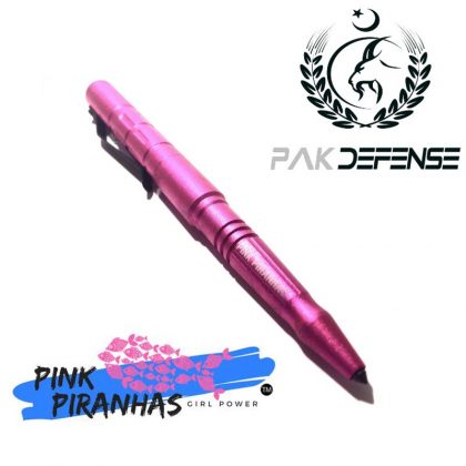 Zoe Pink Piranhas Aluminum Tactical Pen in PAKISTAN