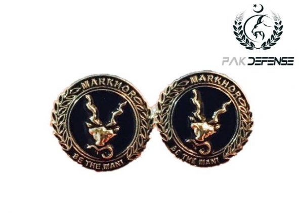 Markhor Snake Eater Golden Cufflinks