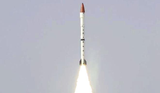 TEST OF MIRV ABABEEL MISSILE OF PAKISTAN