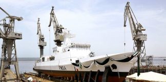 PAKISTAN MARITIME Security Agency Maritime Patrol Vessel Built in Karachi