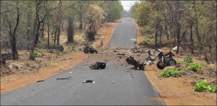 another look of the spot where 16 highly trained indian commandos bites the dust