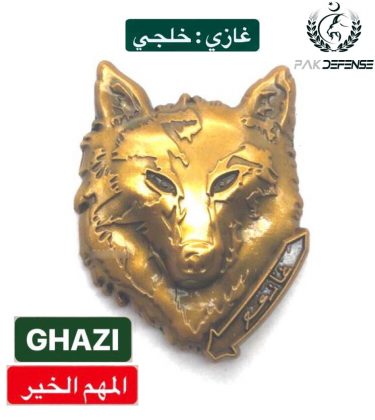 Ghazi Khilji 3D Lapel Pin Golden