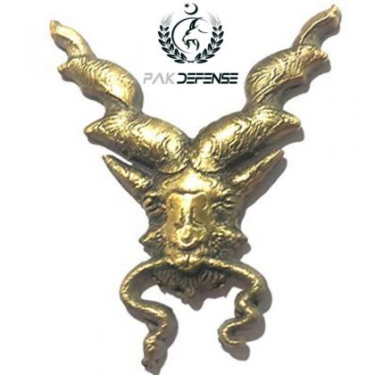 Markhor Antique Golden 3D Lapel Pin