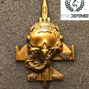 Sherdils 3D Metal Lapel Pin Golden