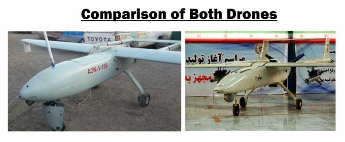 Iranian Mohajer 6 Drone Comparison