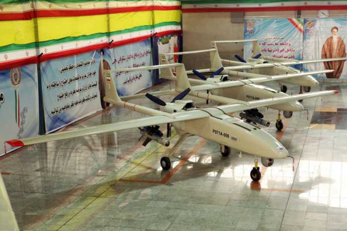 Iranian Mohajer 6 Drone in Hanger