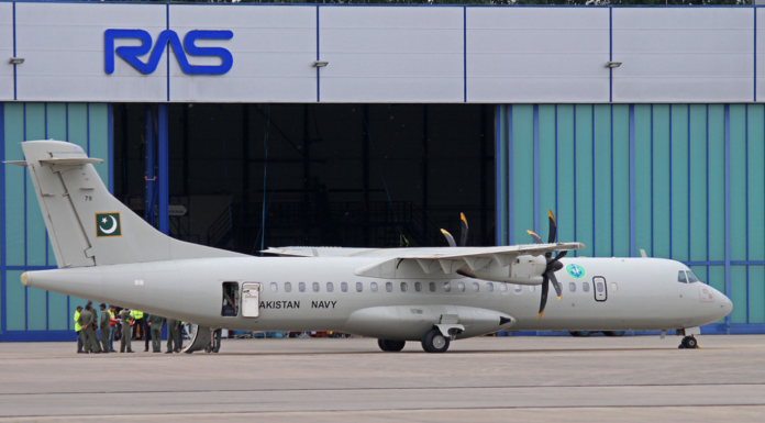PAKISTAN NAVY Gets Second RAS 72 Sea Eagle Maritime Patrol Aircraft