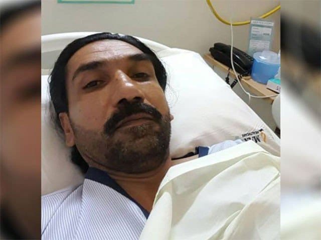 bastard BLA Terrorist aslam acho gets medical treatment in filthy indian hospital