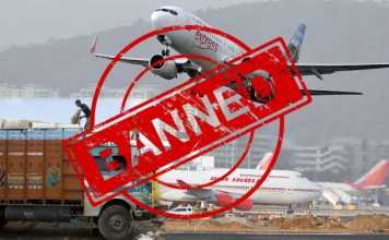 PAKISTAN Banned Airspace for india