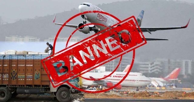 PAKISTAN Banned Airspace for india