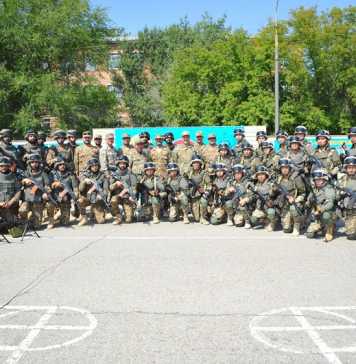 PAKISTAN KAZAKH DOSTARYM 2019 EXERCISE Group PHOTO of Both the Armed Forces