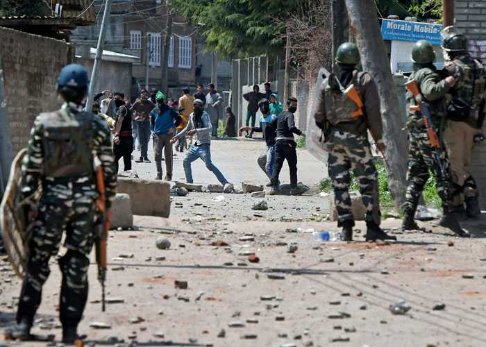 filthy indian security forces humiliate in Kashmir