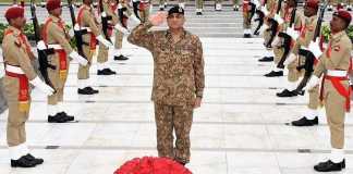 COAS GENERAL QAMAR AHMED BAJWA During 6th September Defense and Martyrs Day Pic