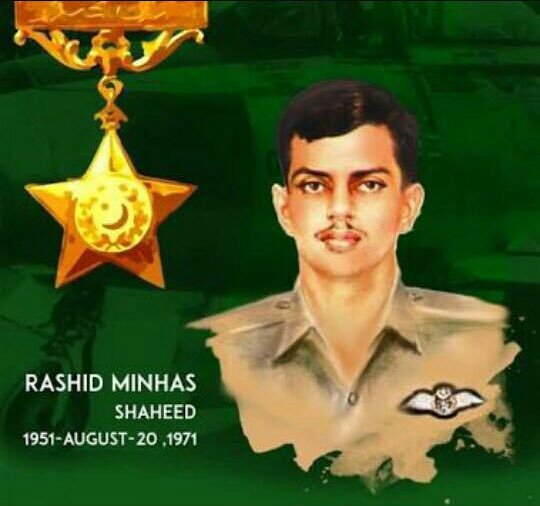 Flying Officer Rashid Minhas Shaheed NIshan E Haider