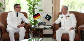 PAK NAVL CHIEF and German Naval Chief Meeting