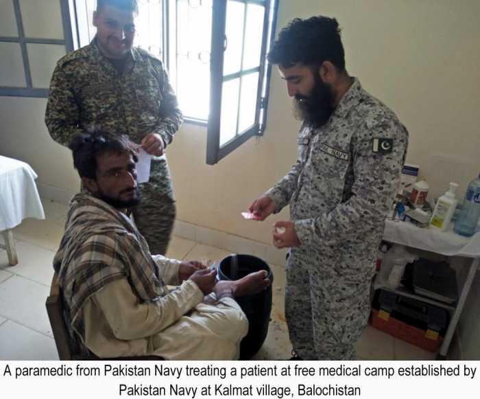 PAK NAVY Free Medical Camp At Kalmat Baluchistan
