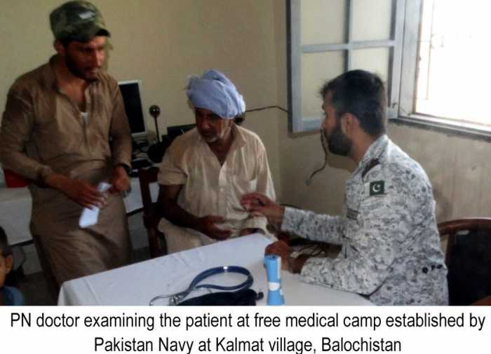 PAKISTAN NAVY Free Medical Camp at Kalmat Balochistan