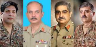 PROMOTED PAK ARMY MAJOR GENERAL TO LT GENERALS