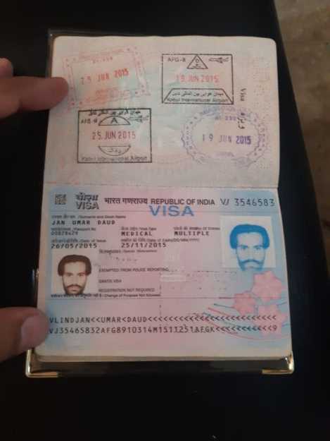 Passport of filthy and swine umar dawar