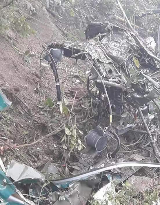 indian helicopter crashes in bhutan, pilots burnt alive