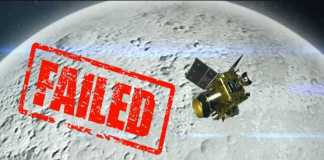 indian moon landing failed