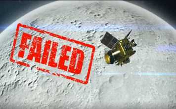indian moon landing failed