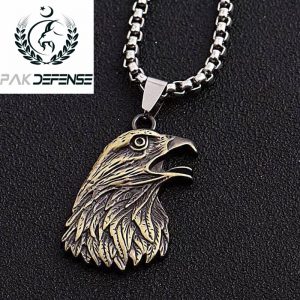 Antique Golden 3D Eagle Locket